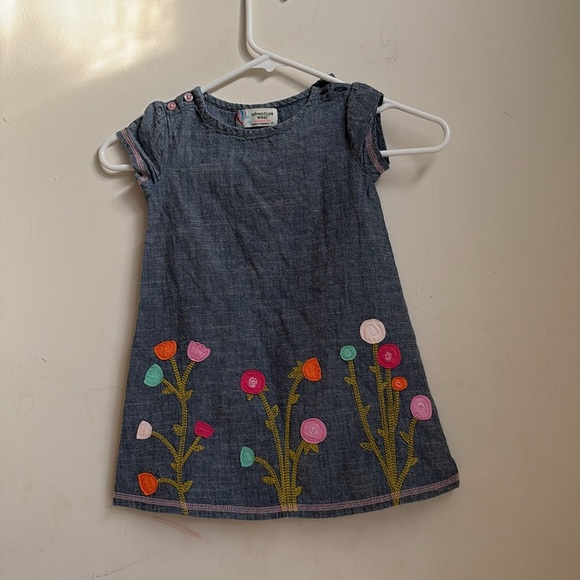 Adventure Way By Copper Key Denim Girls Dress -  Col: Blue Size: 3T - Picture 4 of 4